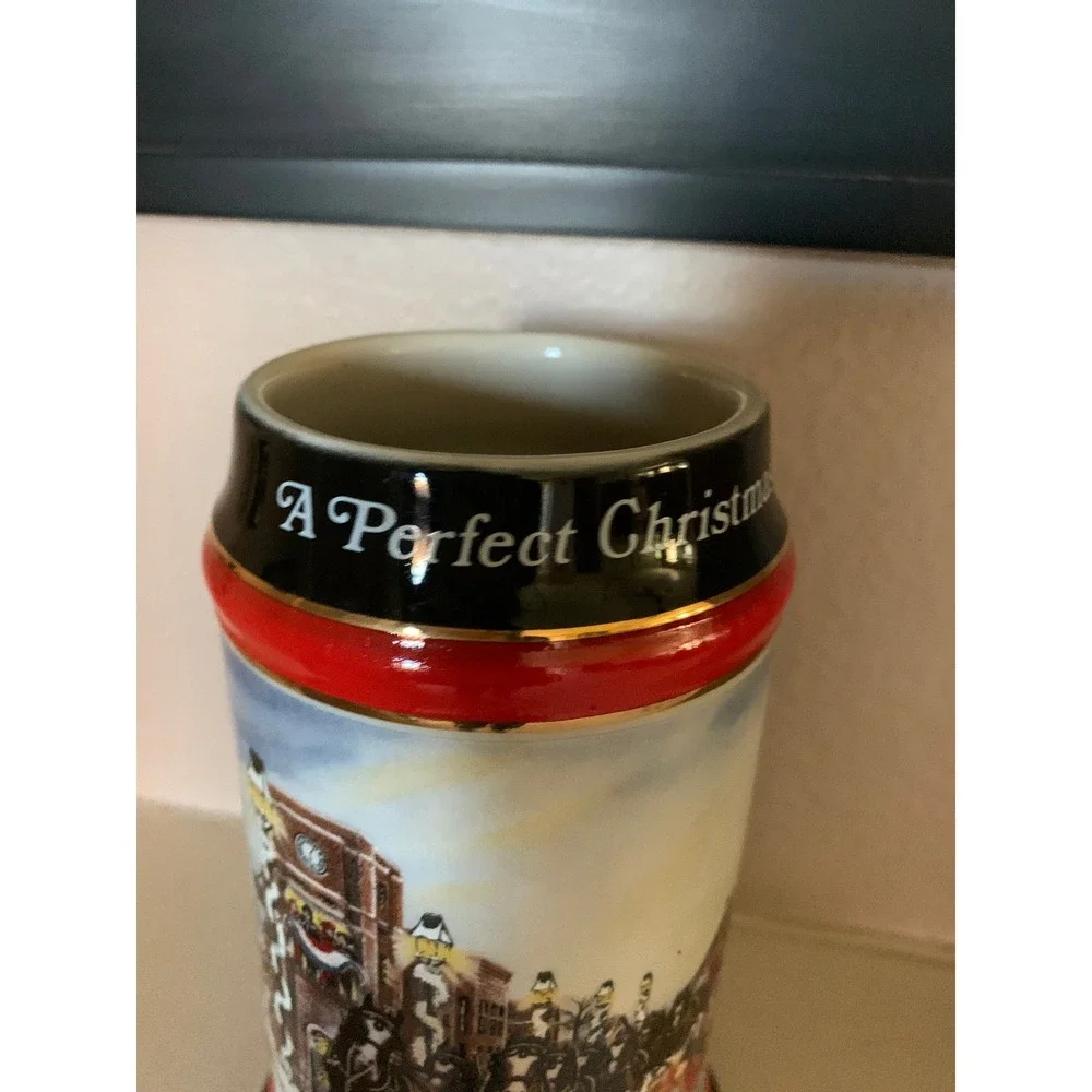 Vintage 1992 Budweiser‎ Beer Stein, Anheuser-Busch Collector Series